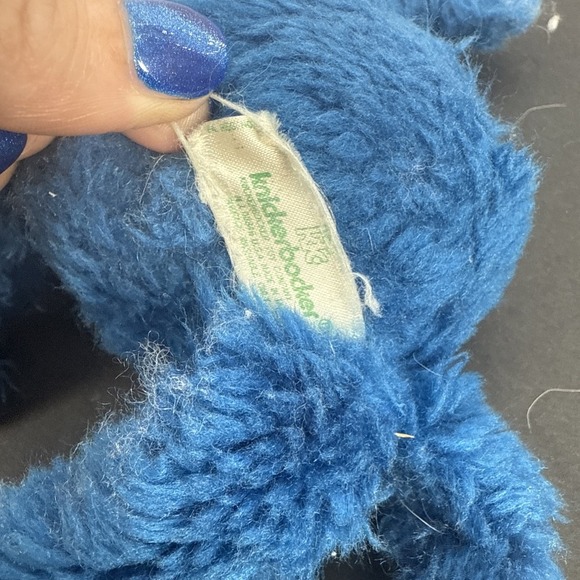 VTG 1970s HTF Knickerbocker Super GROVER Plush Muppets Stuffed Toy 13" Sesame St - Picture 7 of 7